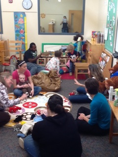 Image of classroom with kids at play