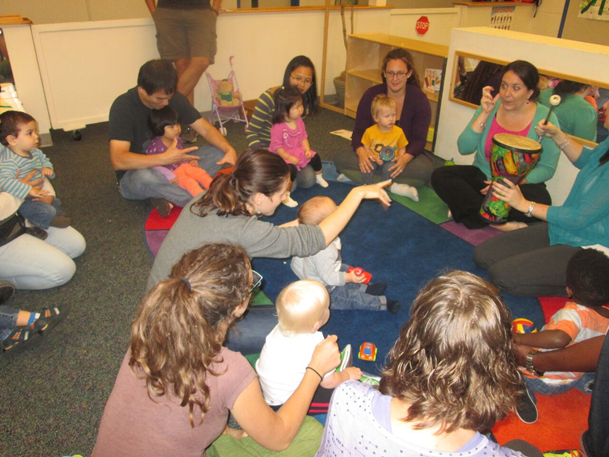 Parents and children learning together